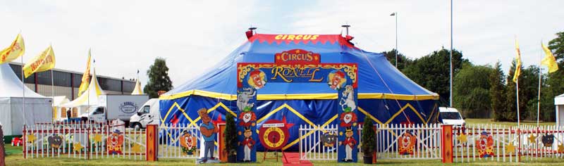 Circustenten verhuur bij www.kwekel-evenementen.nl